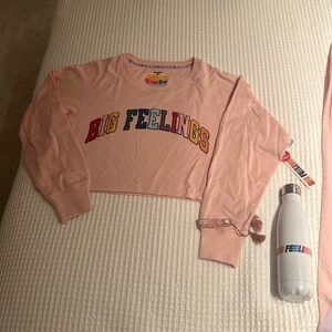Big feelings cozy set. Long sleeve cotton sweater with matching pants